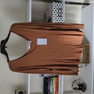 Tan Long Sleeve Top